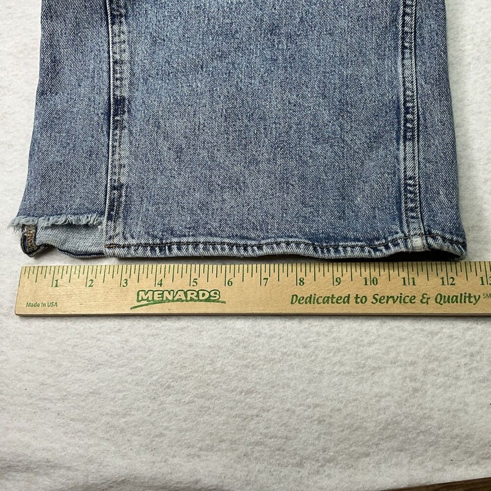 Good American Good Skate Loose Jeans Indigo667 High Rise Wide Leg Denim Size 18 - Picture 6 of 6